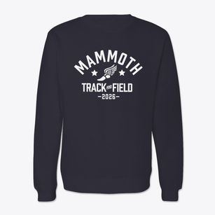 Mammoth Elementary School Track and Field Crewneck Sweatshirt