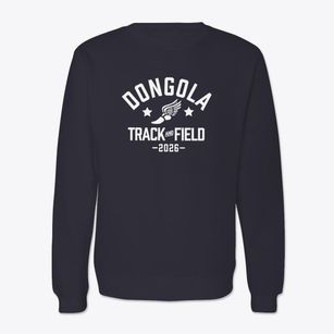 Dongola High School Track and Field Crewneck Sweatshirt