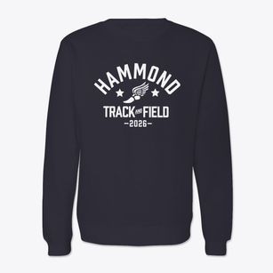 Hammond City Baptist Grade School Track and Field Crewneck Sweatshirt