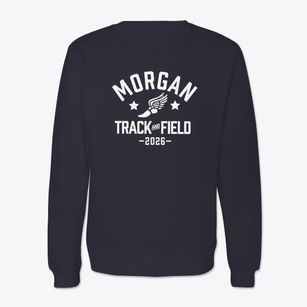 Morgan Elementary School Track and Field Crewneck Sweatshirt