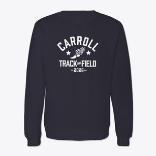 Carroll Junior/senior High School Track and Field Crewneck Sweatshirt