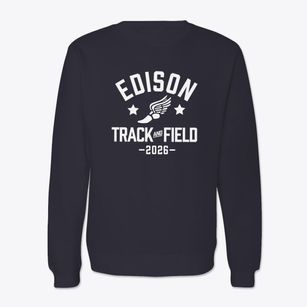 Edison Intermediate Center Track and Field Crewneck Sweatshirt