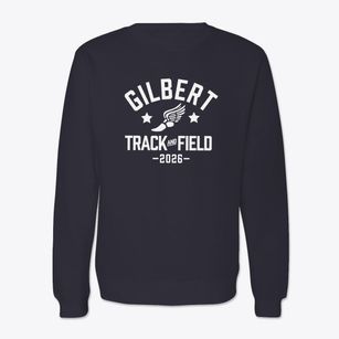 Gilbert High School Track and Field Crewneck Sweatshirt