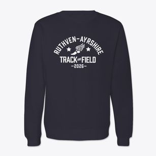Ruthven-ayrshire School Track and Field Crewneck Sweatshirt