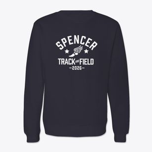 Spencer High School Track and Field Crewneck Sweatshirt