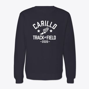 Carillo Intermediate Magnet School Track and Field Crewneck Sweatshirt