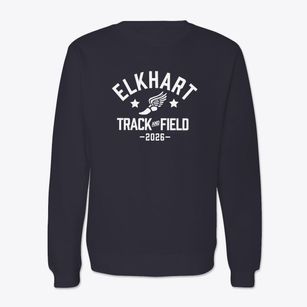 Elkhart High School Track and Field Crewneck Sweatshirt