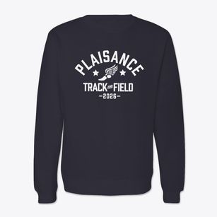 Plaisance Elementary School Track and Field Crewneck Sweatshirt