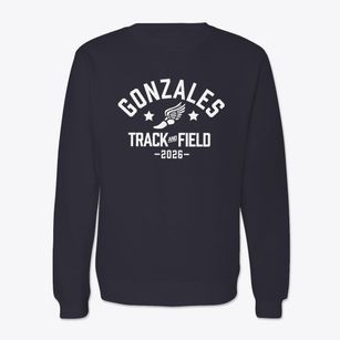 Gonzales Middle School Track and Field Crewneck Sweatshirt