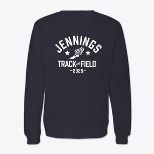 Jennings West End Elementary School Track and Field Crewneck Sweatshirt
