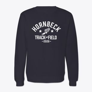 Hornbeck High School Track and Field Crewneck Sweatshirt