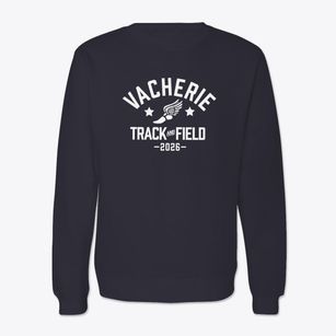 Vacherie Elementary School Track and Field Crewneck Sweatshirt