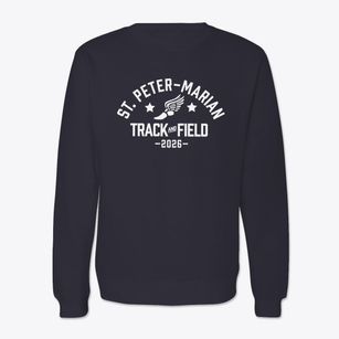 St. Peter-marian Junior-senior High School Track and Field Crewneck Sweatshirt