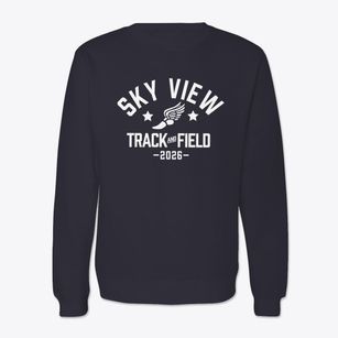 Sky View Middle School Track and Field Crewneck Sweatshirt