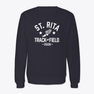 St Rita Parish Track and Field Crewneck Sweatshirt