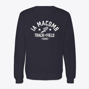 International Academy Of Macomb Track and Field Crewneck Sweatshirt
