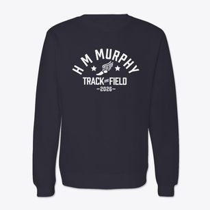 H M Murphy Elementary School Track and Field Crewneck Sweatshirt