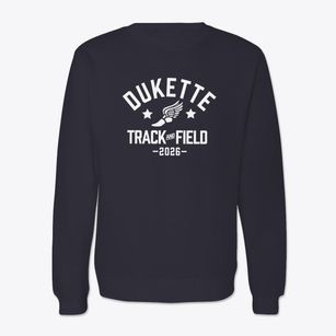 Dukette Catholic School Track and Field Crewneck Sweatshirt