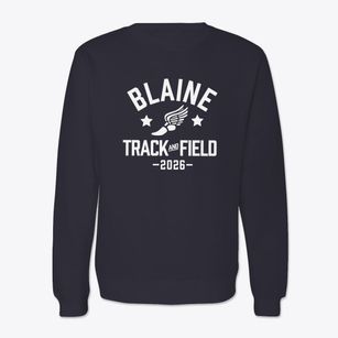 Blaine High School Track and Field Crewneck Sweatshirt