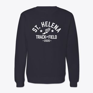 Saint Helena Elementary School Track and Field Crewneck Sweatshirt