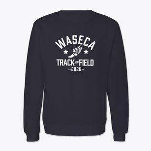 Waseca High School Track and Field Crewneck Sweatshirt