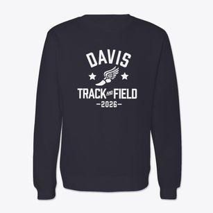 Davis Elementary School Track and Field Crewneck Sweatshirt