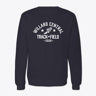 Willard Central Elementary School Track and Field Crewneck Sweatshirt