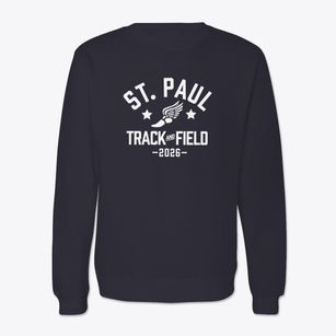 Saint Paul Catholic School Track and Field Crewneck Sweatshirt
