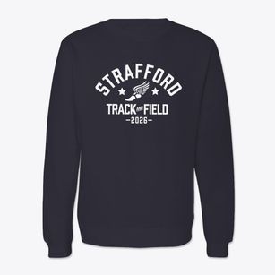 Strafford High School Track and Field Crewneck Sweatshirt