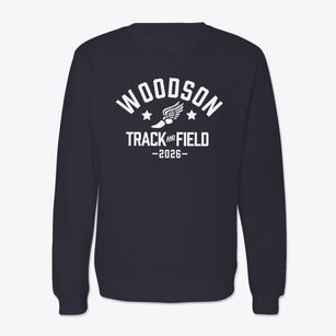 Woodson Academy Track and Field Crewneck Sweatshirt