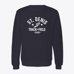 St Denis School Track and Field Crewneck Sweatshirt