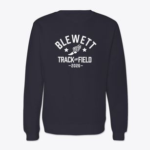Blewett Middle School Track and Field Crewneck Sweatshirt