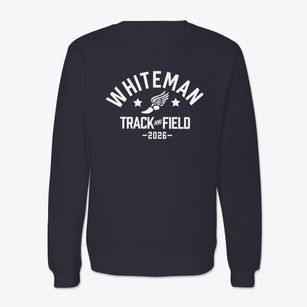 Whiteman Air Force Base Primary School Track and Field Crewneck Sweatshirt
