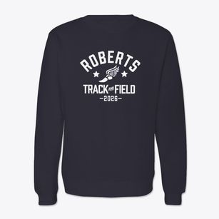 Roberts School Track and Field Crewneck Sweatshirt
