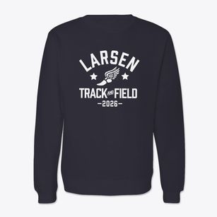 Larsen Christian Academy Track and Field Crewneck Sweatshirt