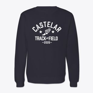Castelar Academy Track and Field Crewneck Sweatshirt