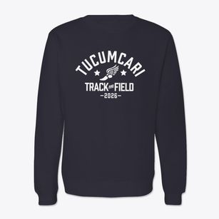 Tucumcari Elementary School Track and Field Crewneck Sweatshirt