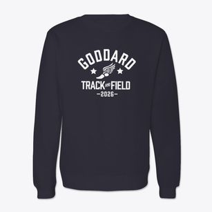 Goddard High School Track and Field Crewneck Sweatshirt
