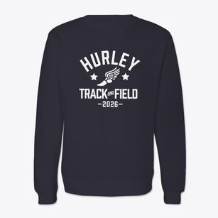 Hurley Elementary School Track and Field Crewneck Sweatshirt