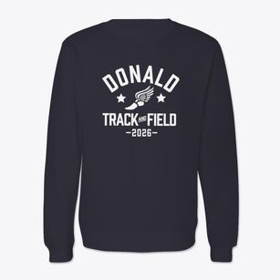 Donald P Sutherland Elementary School Track and Field Crewneck Sweatshirt