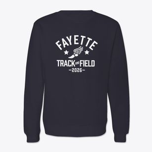 Fayette Area Vocational School Track and Field Crewneck Sweatshirt