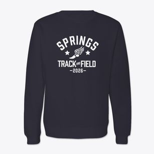 Springs Union Free Elementary School Track and Field Crewneck Sweatshirt