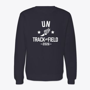 U N International School Track and Field Crewneck Sweatshirt