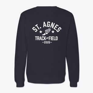 Saint Agnes Seminary School Track and Field Crewneck Sweatshirt