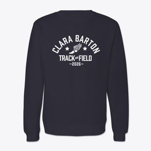 Clara Barton High School Track and Field Crewneck Sweatshirt