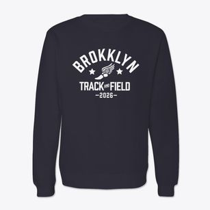 Brooklyn New School Track and Field Crewneck Sweatshirt