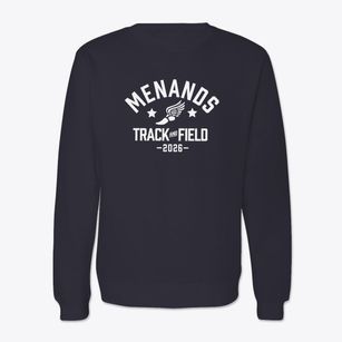 Menands Elementary School Track and Field Crewneck Sweatshirt