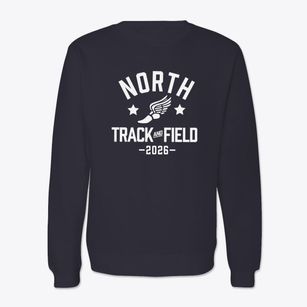 North Elementary School Track and Field Crewneck Sweatshirt