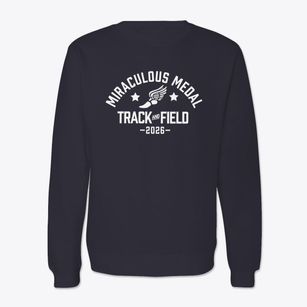 Our Lady Of Miraculous Medal School Track and Field Crewneck Sweatshirt