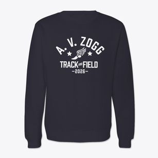 A. V. Zogg Middle School Track and Field Crewneck Sweatshirt